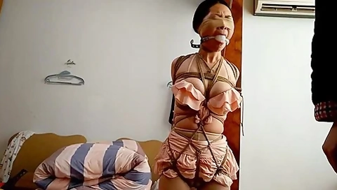 Asian Wife Home Made Bondage