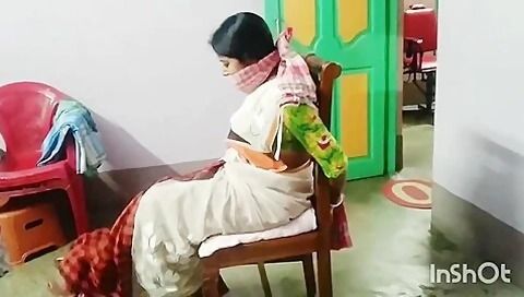 Milf Chair Tied Struggling